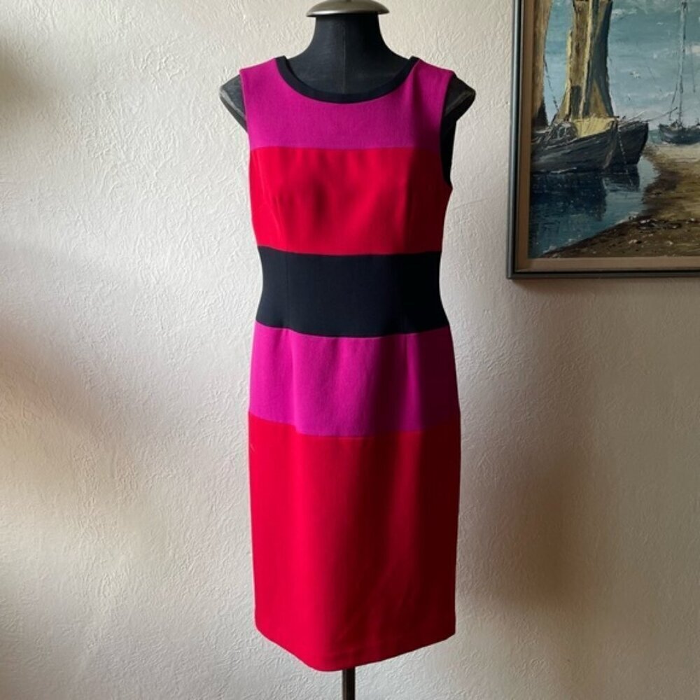 Jones New York colorblock sleeveless dress size 4